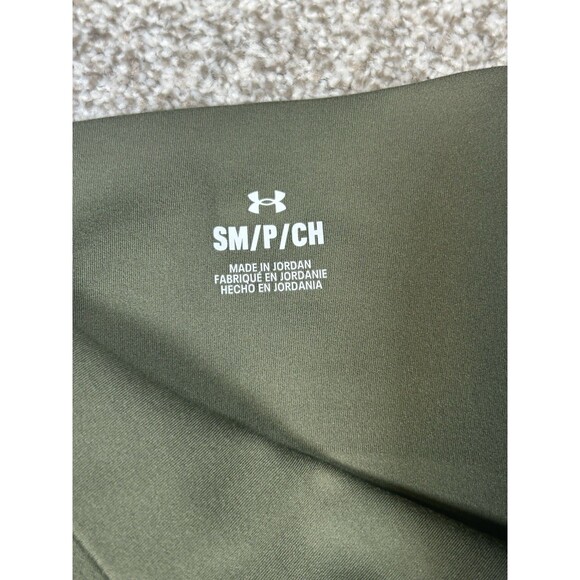 NWT Under Armour UA Meridian Leggings Women 1382522 Green High Rise Size S - Picture 5 of 9